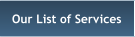 Our List of Services